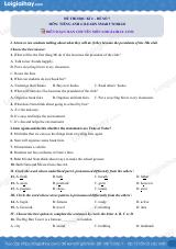 Đề thi giữa kì 2 Tiếng Anh 6 iLearn Smart World - Đề số 7
